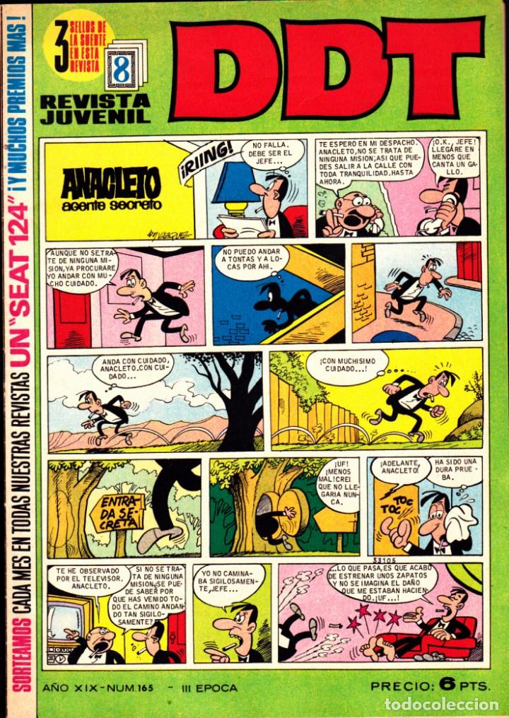Tebeos: COMIC COLECCION DDT III EPOCA N&ordm; 165 - Foto 1