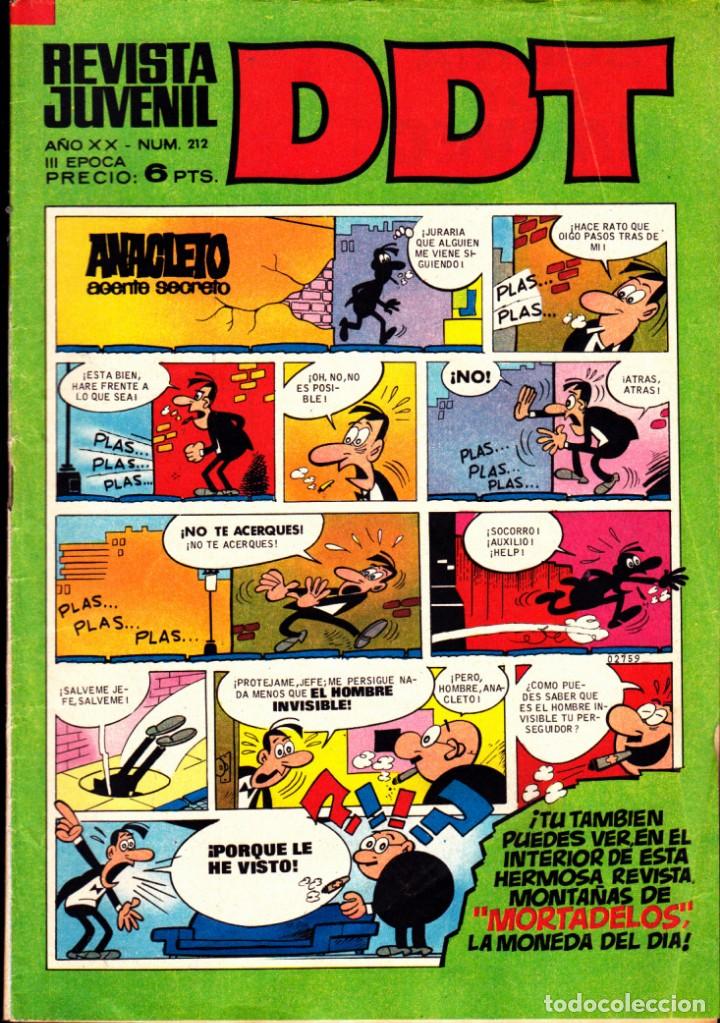 Tebeos: COMIC COLECCION DDT III EPOCA N&ordm; 212 - Foto 1