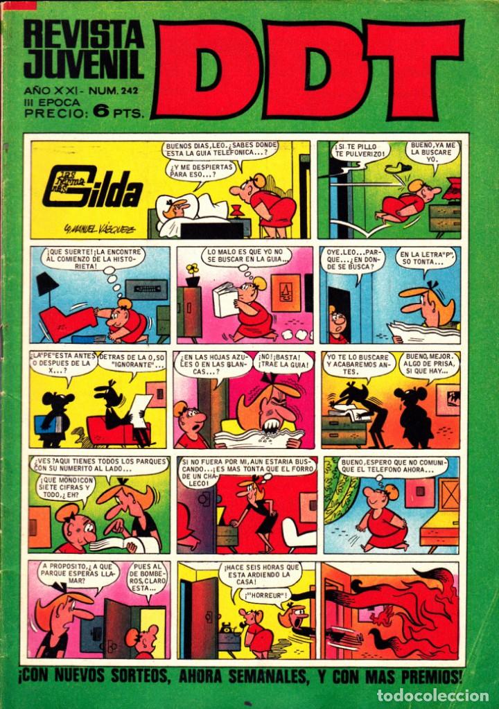 Tebeos: COMIC COLECCION DDT III EPOCA N&ordm; 242 - Foto 1
