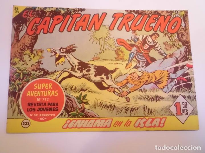 Tebeos: EL CAPITAN TRUENO NUM 333 - ORIGINAL - Foto 1