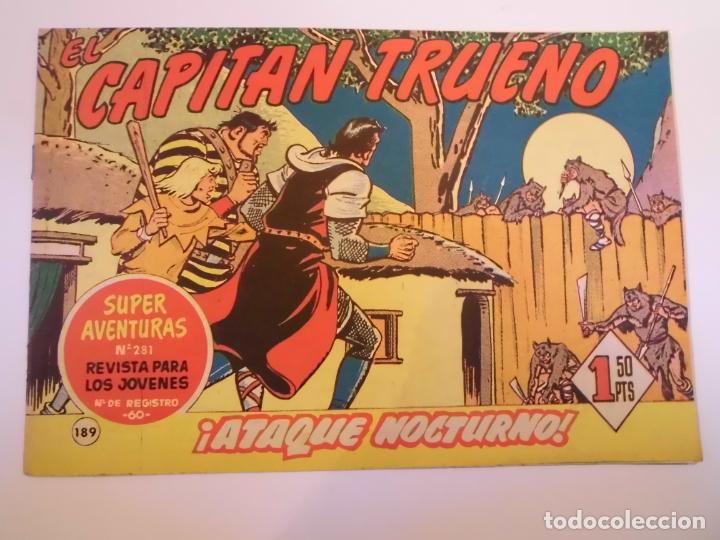 Tebeos: EL CAPITAN TRUENO NUM 189 - ORIGINAL - Foto 1
