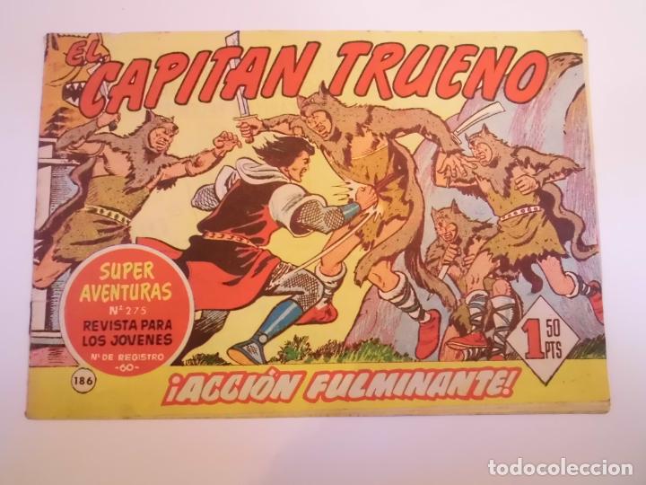 Tebeos: EL CAPITAN TRUENO NUM 186 - ORIGINAL - Foto 1