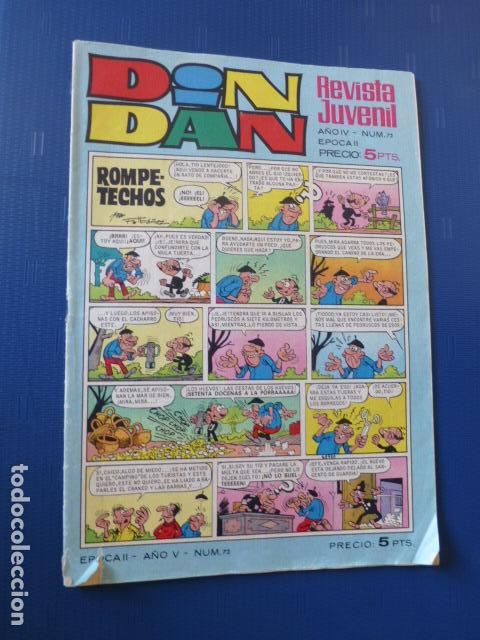 Tebeos: COMIC DIN DAN N&ordm; 72 DE BRUGUERA - Foto 1