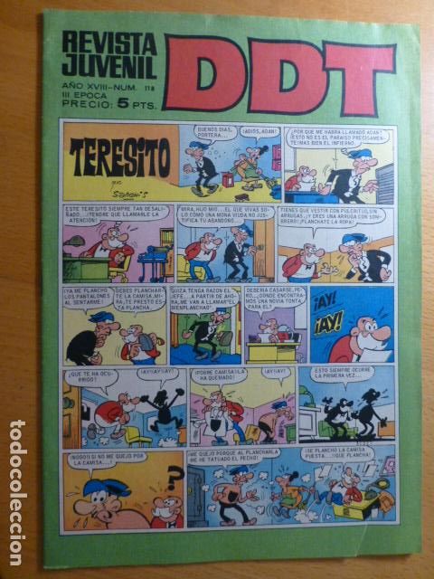 Tebeos: COMIC DDT N&ordm; 118 DE BRUGUERA - Foto 1