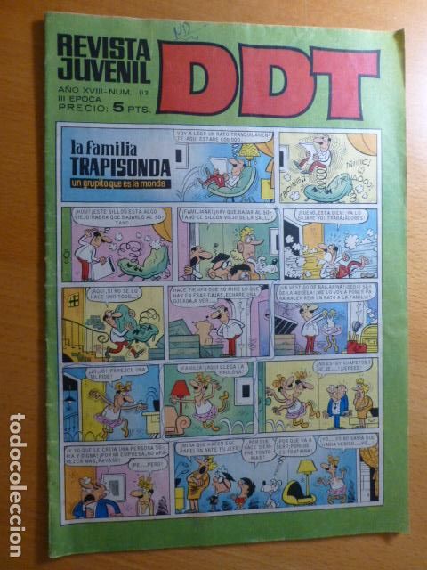 Tebeos: COMIC DDT N&ordm; 112 DE BRUGUERA - Foto 1