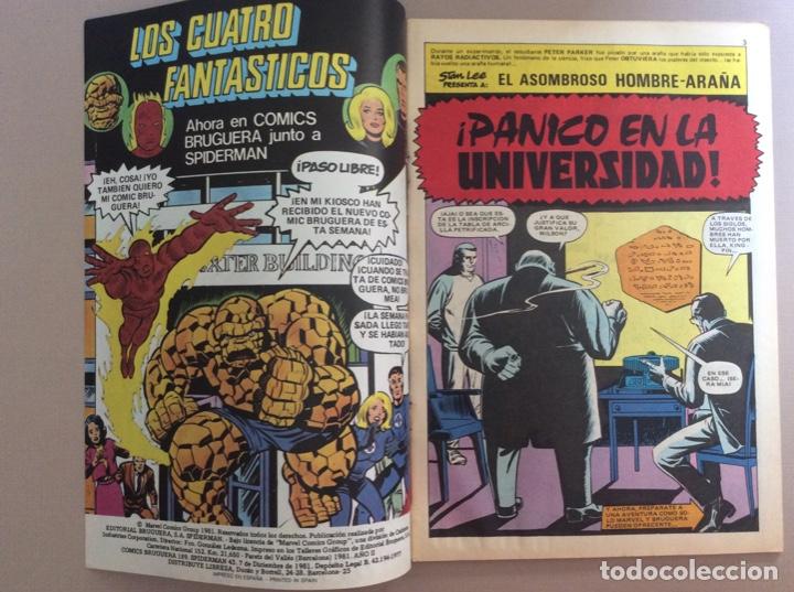 Tebeos: SPIDERMAN BRUGUERA N&Uacute;MERO 43 - Foto 2
