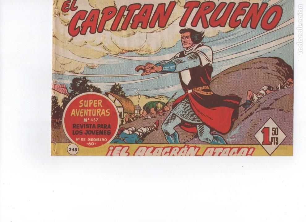 Tebeos: EL CAPITAN TRUENO N&ordm; 248 - ORIGINAL - Foto 1