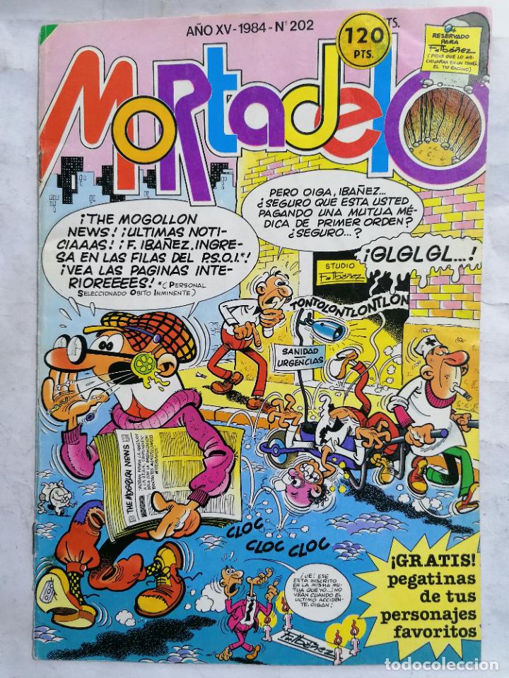 Tebeos: MORTADELO, N&ordm; 202, SIN PEGATINAS - Foto 1
