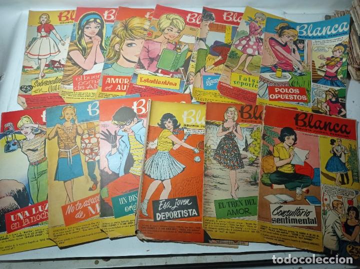 Comics: Original a&ntilde;os 60 lote colecci&oacute;n blanca revista juvenil femenina 13 unidades
