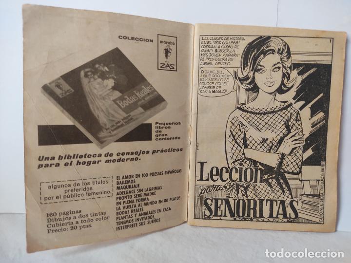 Tebeos: Novela As de corazones Lección para señoritas número 131 años 60 - Foto 2 - 287160513