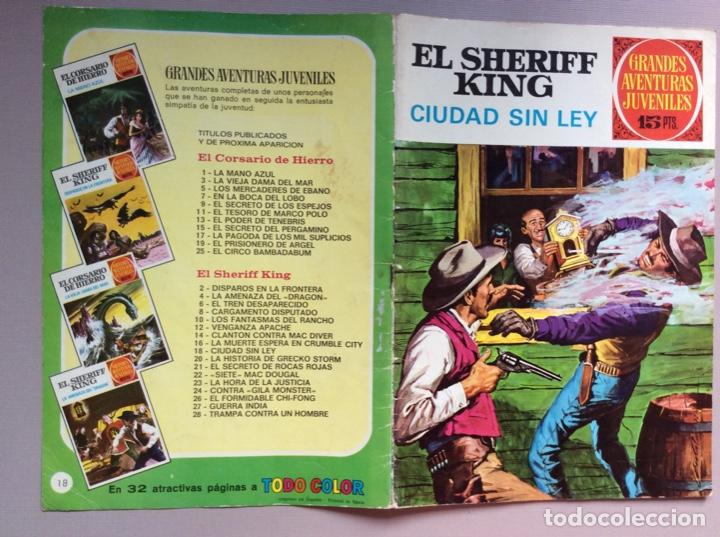 Tebeos: SHERIFF KING N&Uacute;MERO 18 CIUDAD SIN LEY - Foto 19
