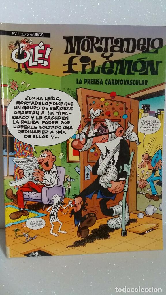 Tebeos: MORTADELO Y FILEMON LA PRENSA CARDIOVASCULAR - Foto 1