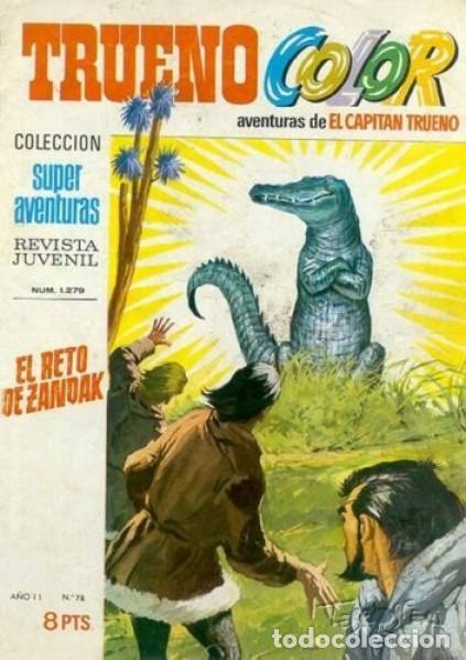 Tebeos: TRUENO COLOR-I &Eacute;POCA-BRUGUERA- N&ordm; 78 -EL RETO DE ZANDAK-1970-&Aacute;NGELPARDO-BUENO-DIF&Iacute;CIL-LEA-5626