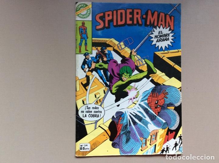 Tebeos: Spider-Man Bruguera Spiderman N&uacute;mero 34 - Foto 1