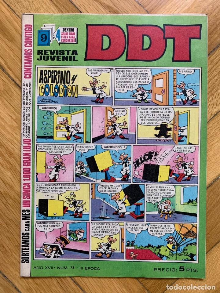 Tebeos: DDT n&ordm; 75 - Impoluto! - Foto 1