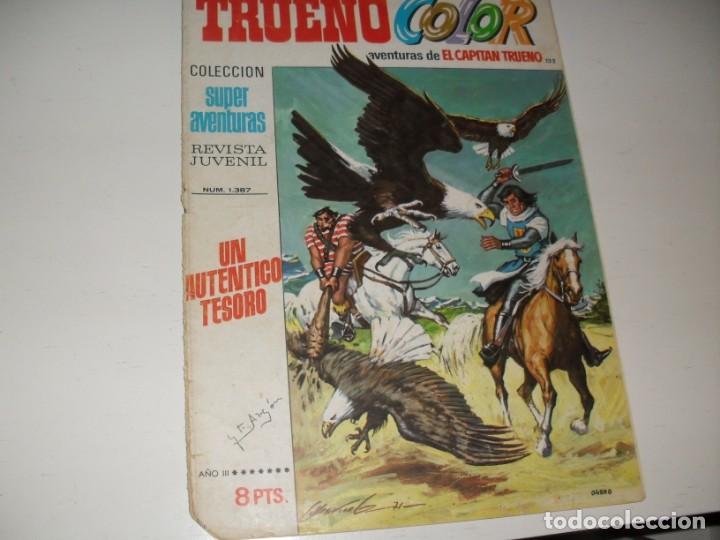 Tebeos: trueno color,primera epoca,n&ordm; 132.editorial bruguera,a&ntilde;o 1969.