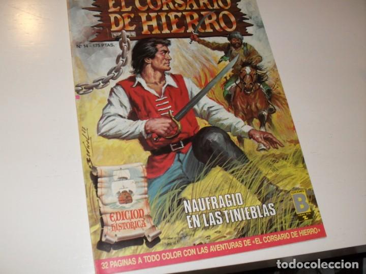 Tebeos: el corsario de hierro,edicion historica,14.(de 58).ediciones b,a&ntilde;o 1987.