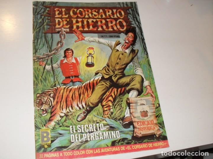 Tebeos: el corsario de hierro,edicion historica,7.(de 58).ediciones b,a&ntilde;o 1987.