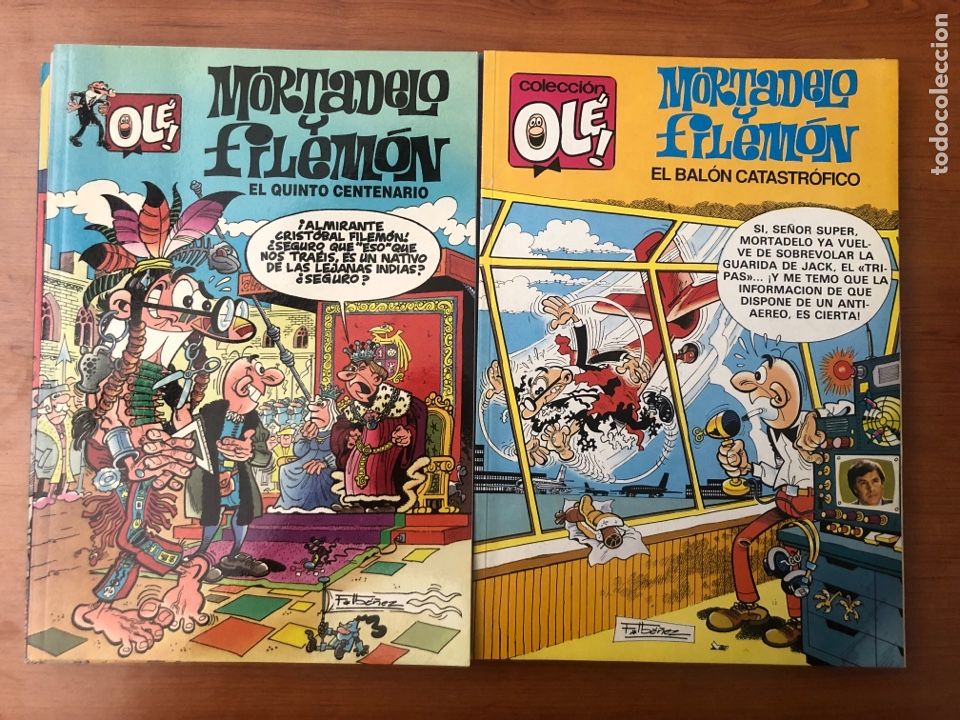 Tebeos: MORTADELO Y FILEMON-COLECCION OLE-EDICIONES B -9 NUMEROS. - Foto 1