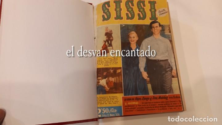 Tebeos: Revista femenina SISSI (Bruguera). Tomo encuadernado con 48 revistas correlativas. (nº 106 a nº 153) - Foto 2 - 295796333
