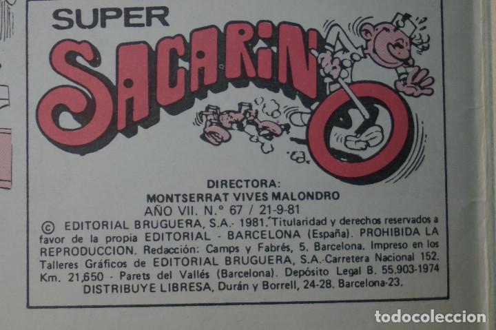 Tebeos: Super Sacarino n&ordm; 67. 1981 - Foto 2