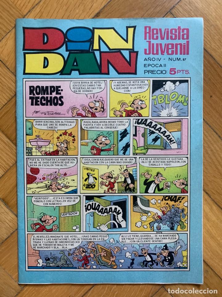 Tebeos: Din Dan n&ordm; 87 - Excelente Estado - Foto 1