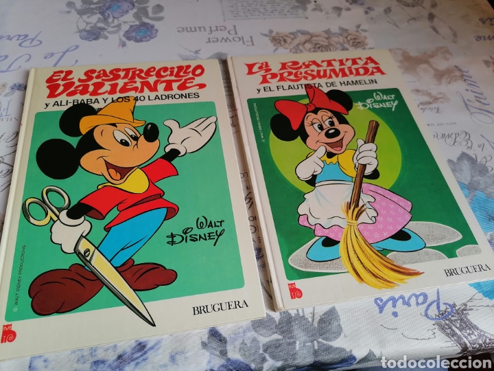 Tebeos: LOTE 2 CUENTOS POPULARES DISNEY:EL SASTRECILLO VALIENTE-LA RATITA PRESUMIDA.BRUGUERA