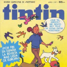 Tebeos: TINTIN Nº1. EDITORIAL BRUGUERA, 1981 (LEO GWENN, COMANCHE, ROBIN DUBOIS, NAHOMI, DOSSIER HISTÓRICO... Lote 297752988