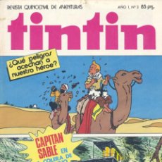 Tebeos: TINTÍN . EDITORIAL BRUGUERA, 1981 (BENJAMÍN, LEO GWENN, COMANCHE, ROBIN DUBOIS, CAPITÁN SABLE). Lote 297754343