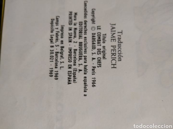 Tebeos: Ast&eacute;rix El combate de los jefes. 1969 1a edicion - Foto 3