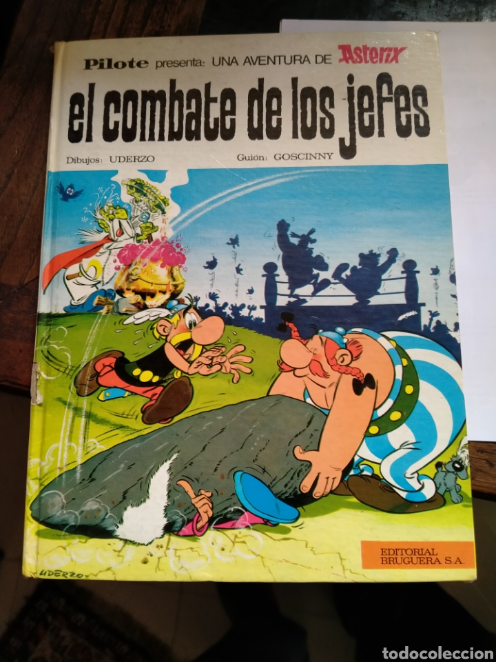 Tebeos: Ast&eacute;rix El combate de los jefes. 1969 1a edicion - Foto 1