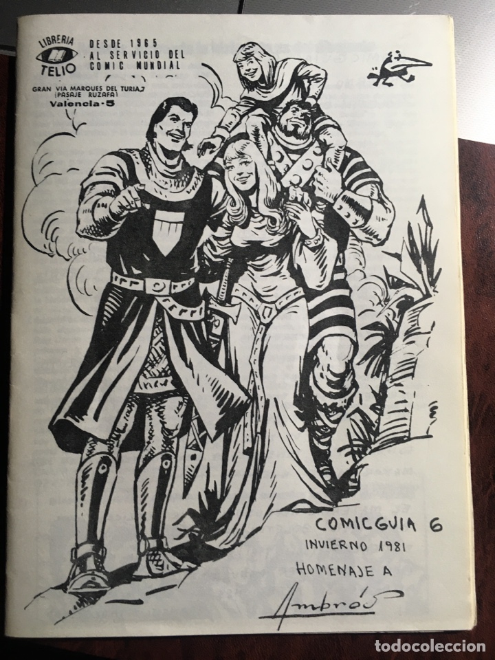 Tebeos: C&Oacute;MIC GU&Iacute;A 6 HOMENAJE A AMBROS 1981 - Foto 1