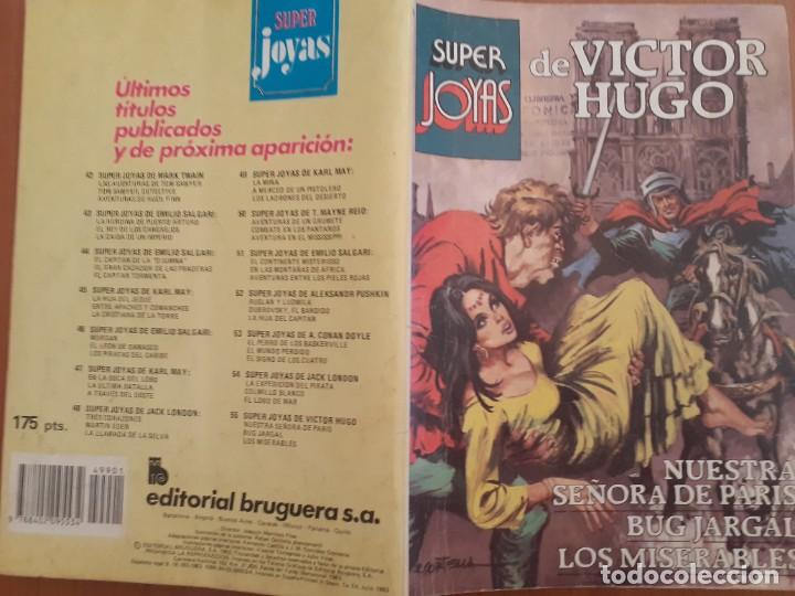 Tebeos: Super Joyas de Victor Hugo. Tres historias completas. Edita Bruguera 1983 - Foto 3 - 301456458