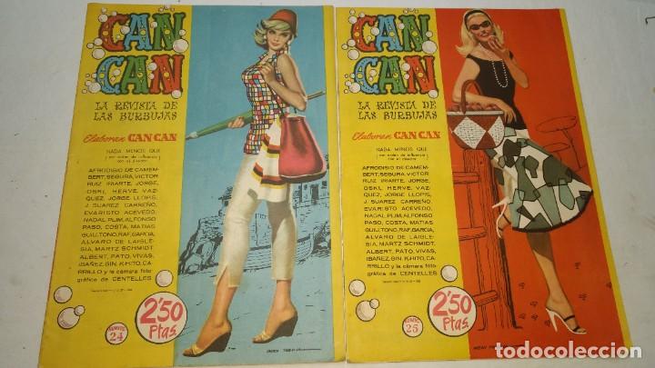 Giornalini: CAN CAN LA REVISTA DE LAS BORBUJAS N&ordm; 24-25 -2,50 PTS - BRUGUERA ORIGINAL A&Ntilde;OS 60