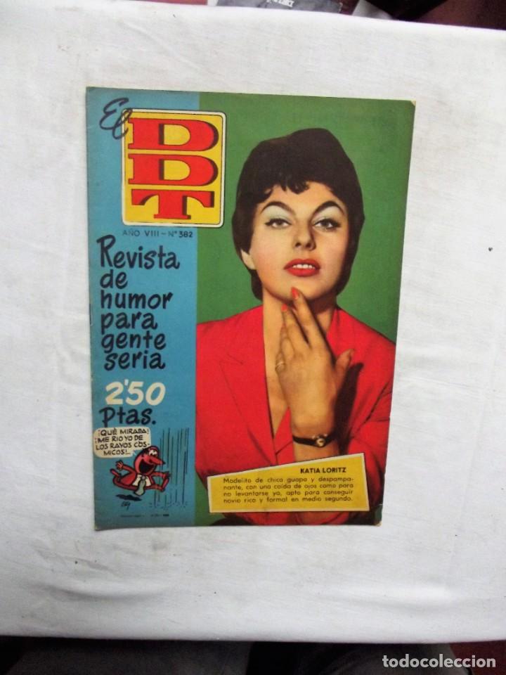Tebeos: EL DDT N&ordm; 382 PORTADA KATIA LORITZ - Foto 1