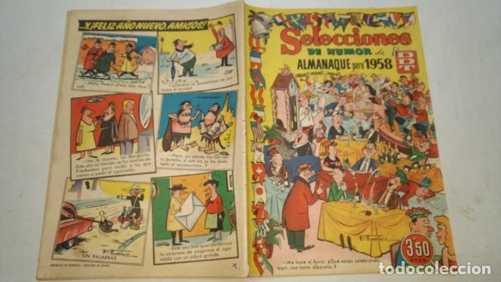 Tebeos: SELECCIONES DE HUMOR EL DDT ALMANAQUE PARA 1958 BRUGUERA