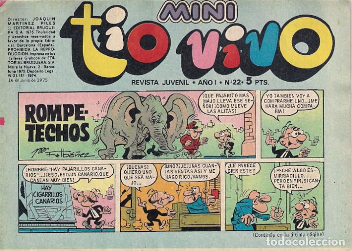 Tebeos: Mini Tio Vivo. n&ordm; 22 - Foto 1