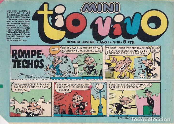 Tebeos: Mini Tio Vivo. n&ordm; 10 - Foto 1