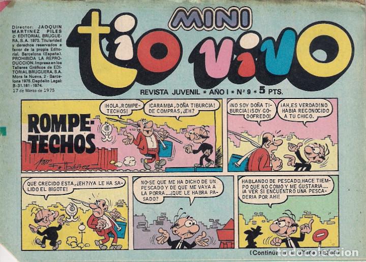 Tebeos: Mini Tio Vivo. n&ordm; 9 - Foto 1