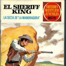Tebeos: EL SHERIFF KING - LA SECTA DE LA MANDRAGORA - BRUGUERA 1972 1º ED. - GRANDES AVENTURAS JUVENILES 30. Lote 306340953