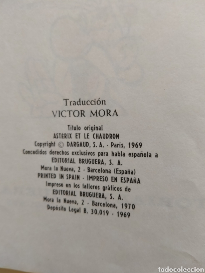 Tebeos: Ast&eacute;rix y el caldero. 1a edici&oacute;n 1969 - Foto 2