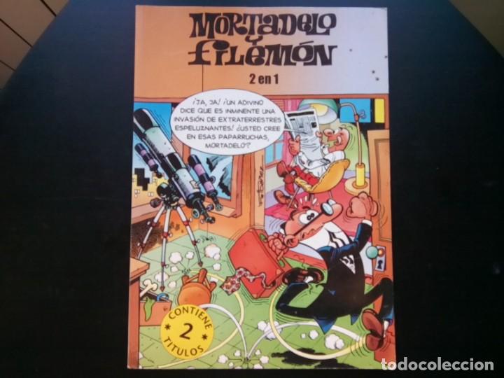 Tebeos: COMIC MORTADELO Y FILEMON &rdquo; 2 EN 1&rdquo; CONTIENE DOS TITULOS - Foto 1