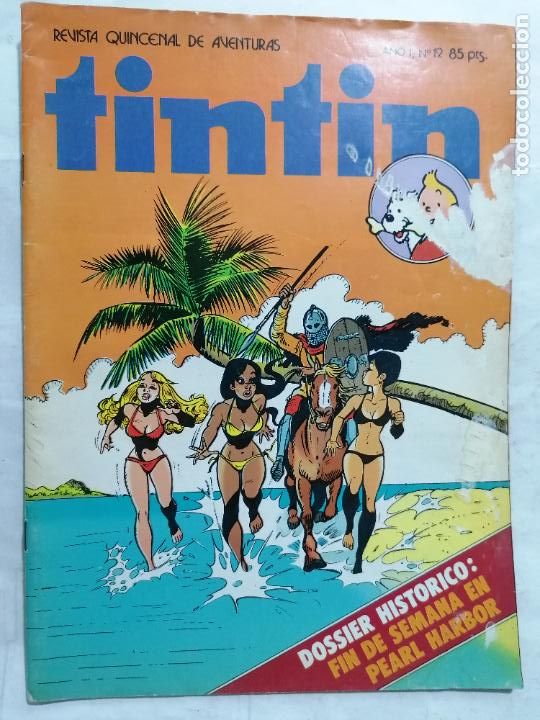 Tebeos: REVISTA QUINCENAL TINTIN, A&Ntilde;O 1 N&ordm; 12