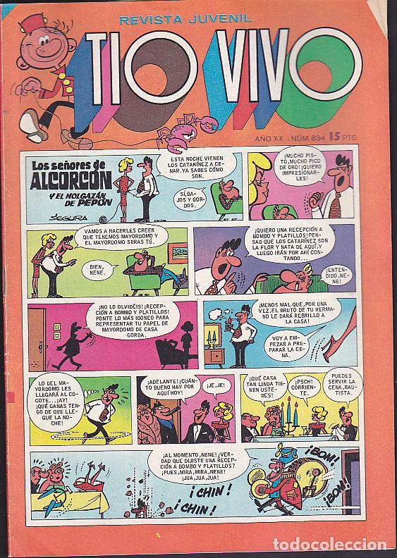 Tebeos: COMIC COLECCION TIO VIVO N&ordm; 834 - Foto 1