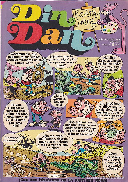 Tebeos: COMIC COLECCION DIN DAN N&ordm; 303 - Foto 1