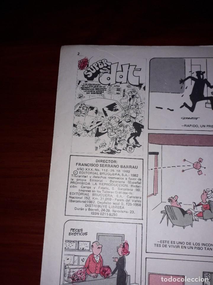 Tebeos: SUPER DDT - 112 - EDIT BRUGUERA - 1982 - Foto 2
