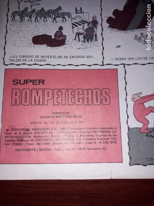 Tebeos: BRUGUERA - SUPER ROMPETECHOS NUMERO 13 - Foto 2