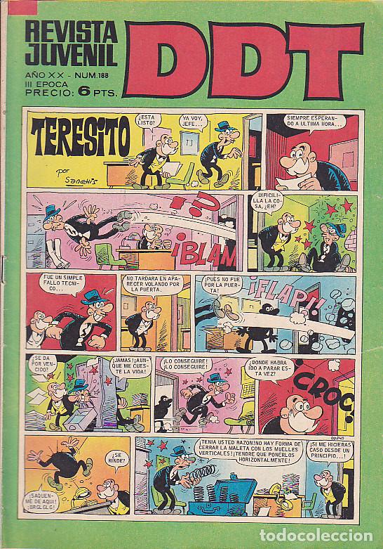 Tebeos: COMIC COLECCIO DDT N&ordm; 188 - Foto 1