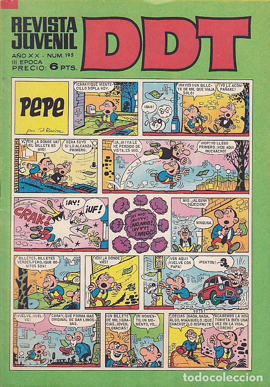 Tebeos: COMIC COLECCIO DDT N&ordm; 195 - Foto 1