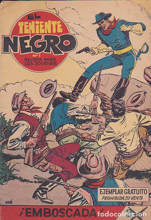 Tebeos: COMIC COLECCION EL TENIENTE NEGRO N&ordm; 1 - Foto 1